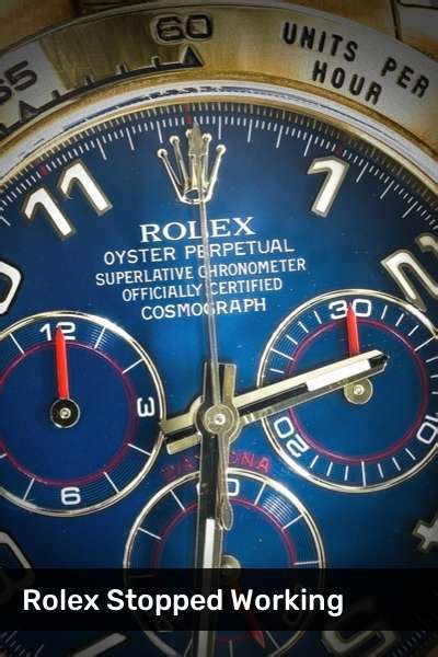 rolex watch stop ticking|rolex watch not keeping time.